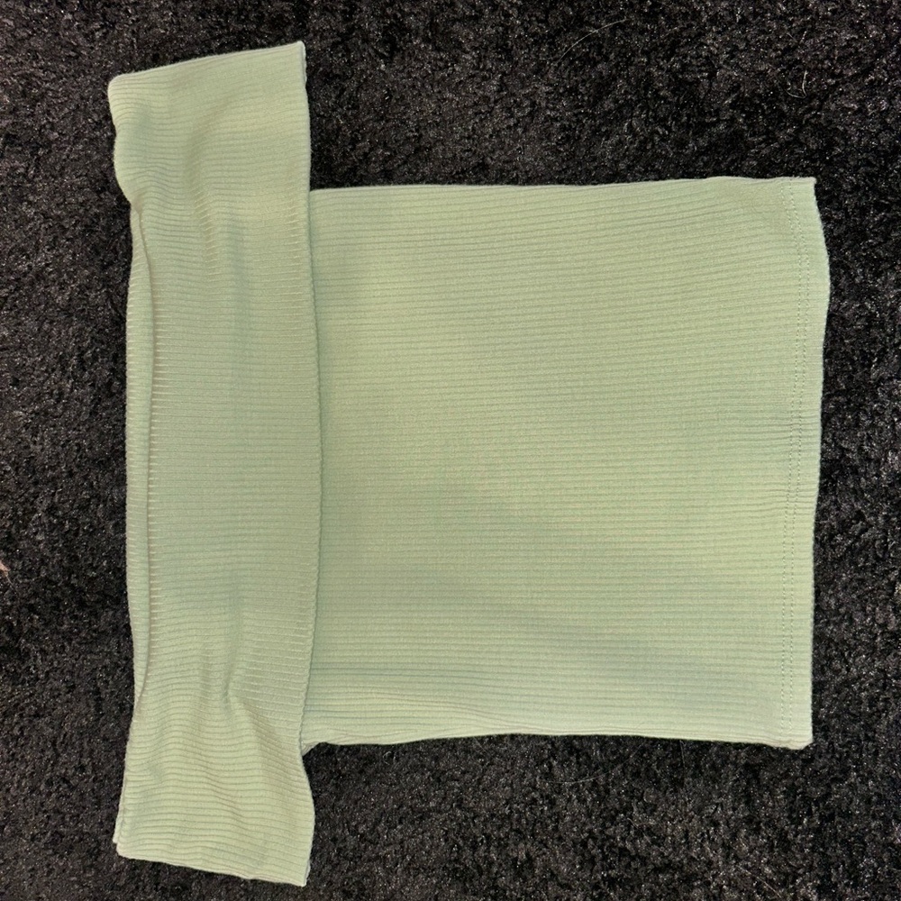 RSQ Green Off-Shoulder Top x-small